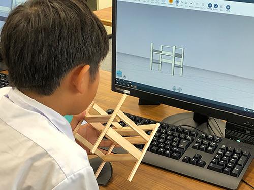 caDIY3D-Xを用いた授業風景