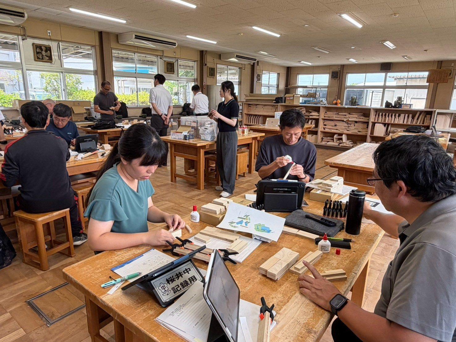安城市教育研究会 技術・家庭部会研修会でcaDIY3Dによる設計体験を行いました