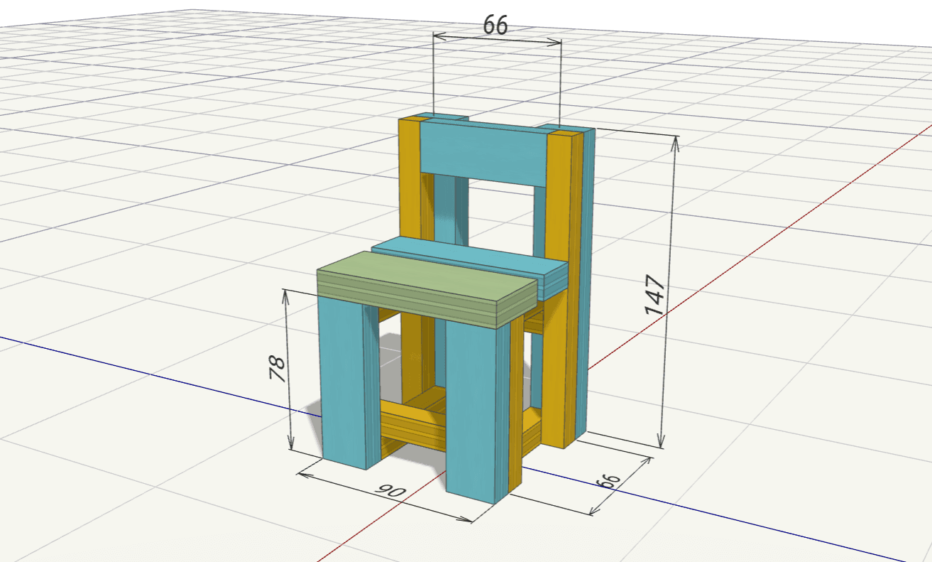 ミニチュア椅子